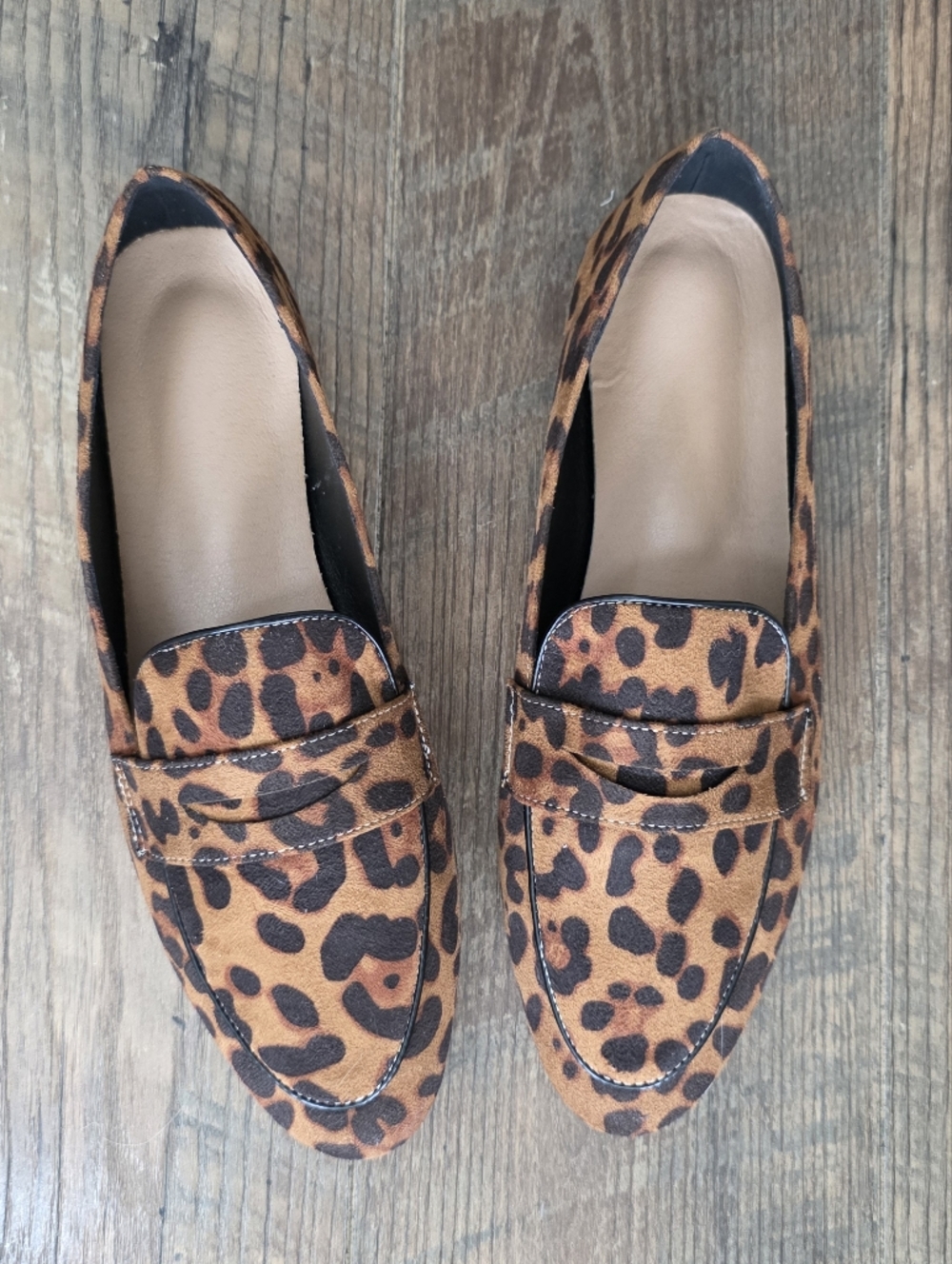 Leopard Print Loafers | Slip On Flats | Size US 9–10 | NWOT